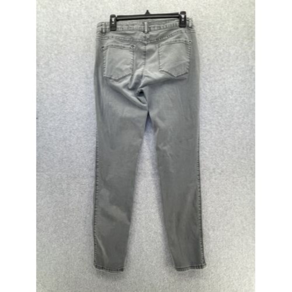 Club Monaco Women's Gray Denim Jeans Size 10 Cotton Blend Slim - Picture 2 of 12